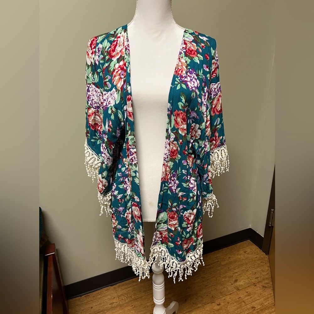 Floral cardigan